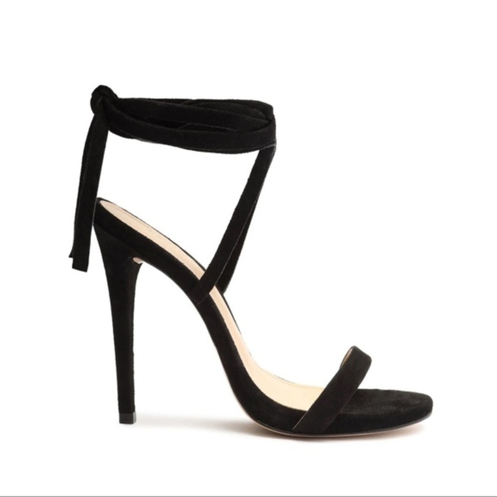 Schutz Suede heel sandal
